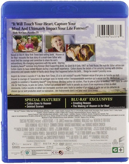 Heaven Is for Real (Blu-ray + DVD) (2014)