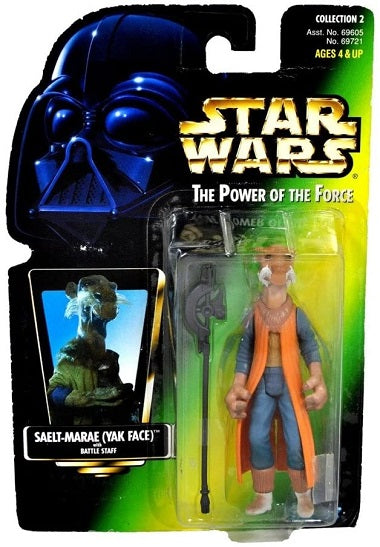 Star Wars – El Poder de la Fuerza (Tarjeta Verde, Colección 2): Saelt-Marae “Cara de Yak” (UPC: 076281697215)