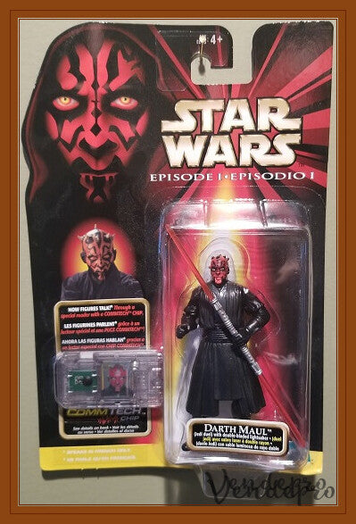 Star Wars Episode I – Darth Maul with CommTech Chip (French Variant) (UPC: 076930842195)