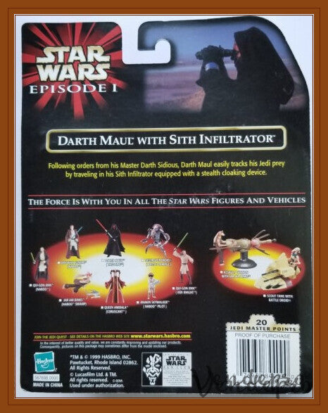 Star Wars Episodio I – Darth Maul con Infiltrador Sith (UPC: 076930844090)