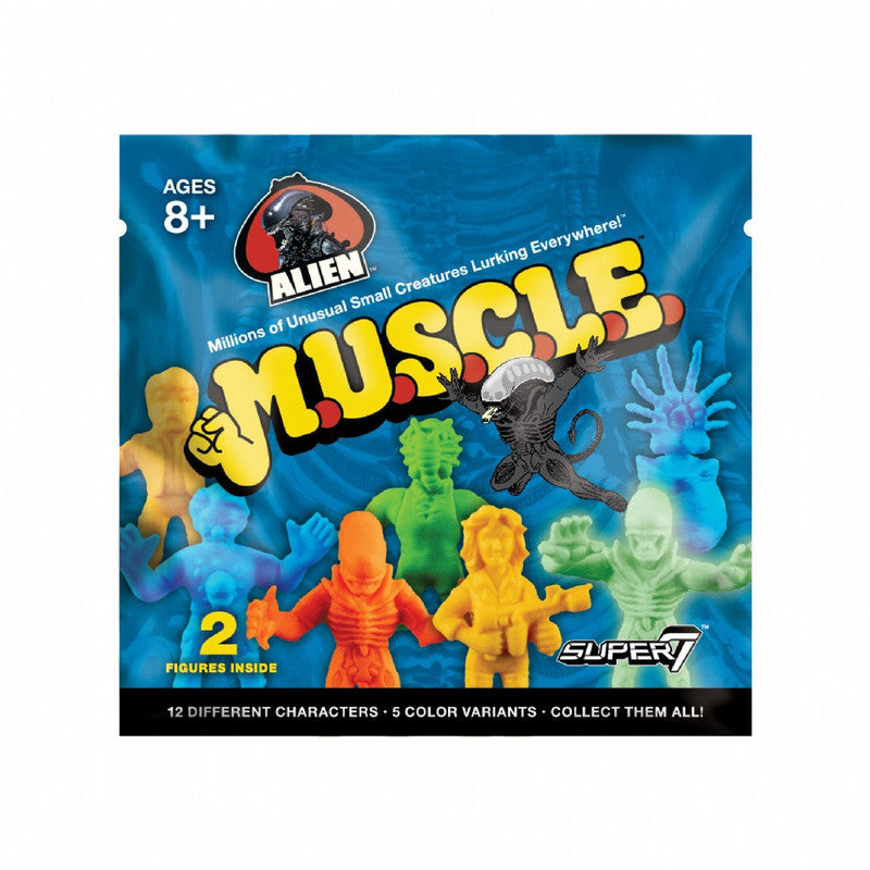 Super7 M.U.S.C.L.E. – Pack de 2 minifiguras de ALIENS (UPC: 086547345767)