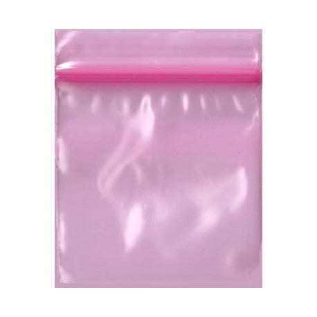 1010 Original Apple Bags: 1" x 1" Pink (100 pieces)