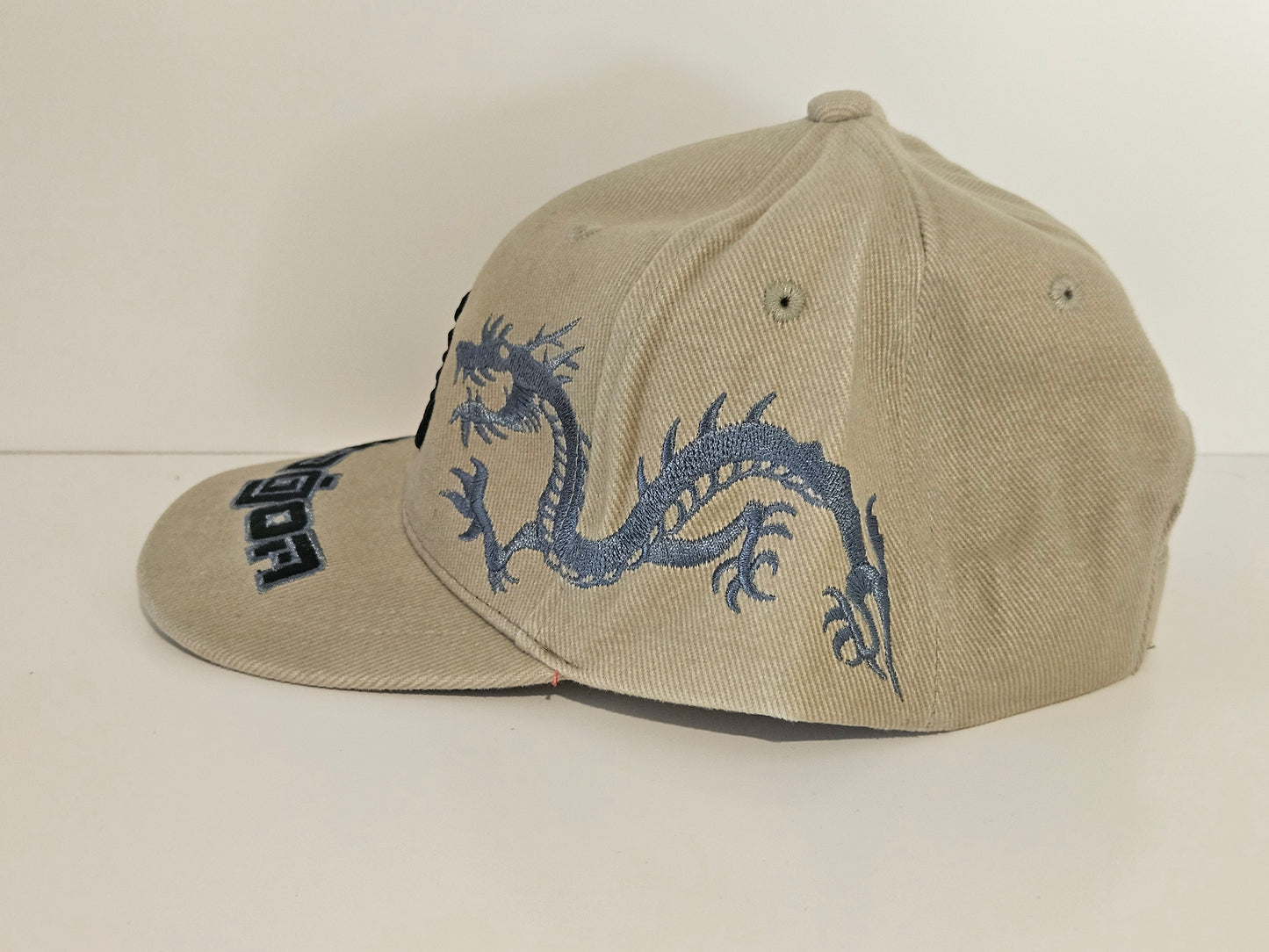 Youth Dragon Beige Velcro Cap