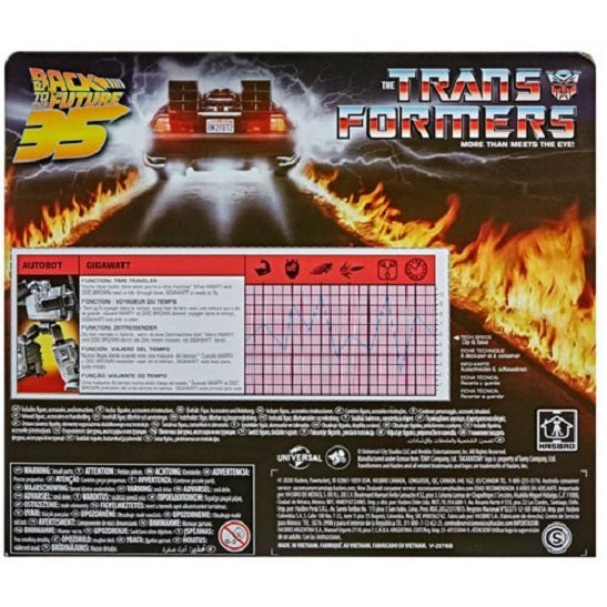 Transformers Collaborative – Gigawatt (Back to the Future Mash-Up) (UPC: 5010993743520)