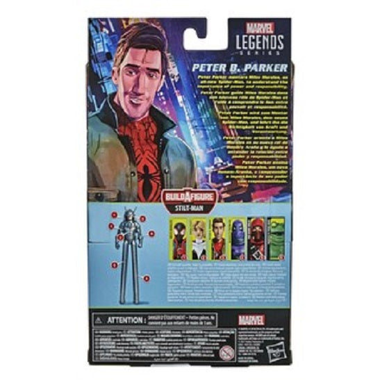 Spider-Man – Marvel Legends Peter B. Parker Figura de Acción de 6 Pulgadas – Serie BAF Stilt-Man (UPC: 5010993786428)