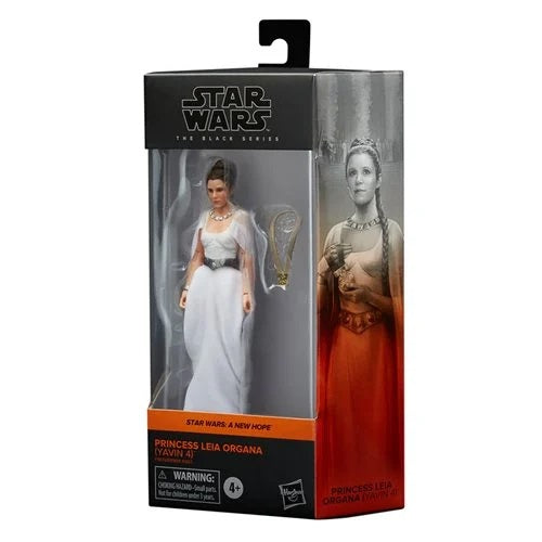 Star Wars: The Black Series Princesa Leia Organa (Ceremonia de Yavin) – Figura de acción de 6 pulgadas (UPC: 5010993835430)
