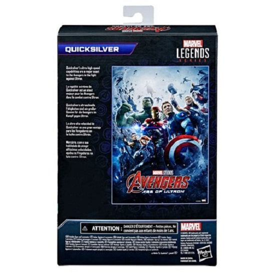 Marvel Legends Series: Avengers Infinity Saga – Quicksilver 6-Inch Action Figure (UPC: 5010993839285)