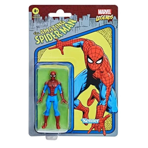 Marvel Legends Retro 375 Series – Spider-Man 3.75-Inch Collectible Action Figure (UPC: 5010993842582)