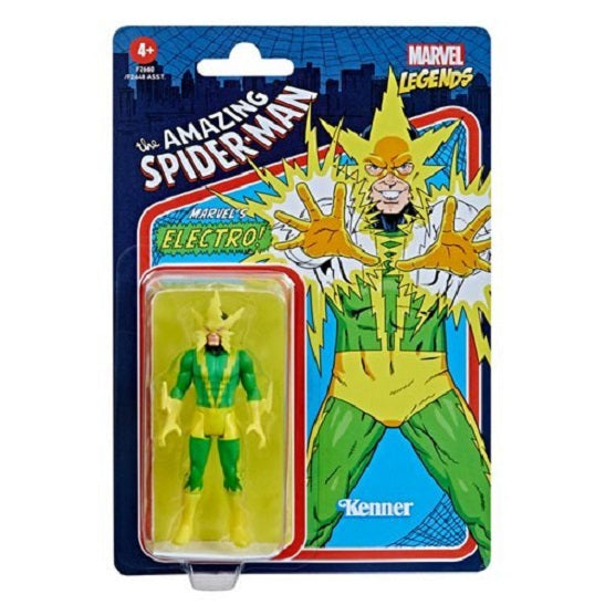 Marvel Legends Retro 375 Collection Electro 3.75-Inch Action Figure (UPC: 5010993848997)