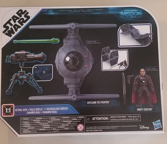 Star Wars Mission Fleet – Moff Gideon Outland TIE Fighter: Imperial Assault (UPC: 5010993906048)