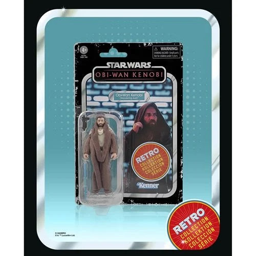 Star Wars The Retro Collection – Obi-Wan Kenobi (Jedi Errante) Figura de acción de 3.75 pulgadas (UPC: 5010994152338)