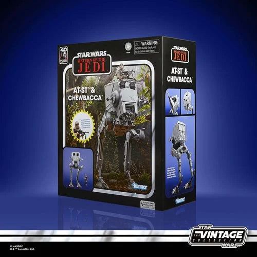 Star Wars TVC – AT-ST & Chewbacca 3.75-Inch Vehicle and Figure Set–40th Anniversary (UPC: 5010996106827)