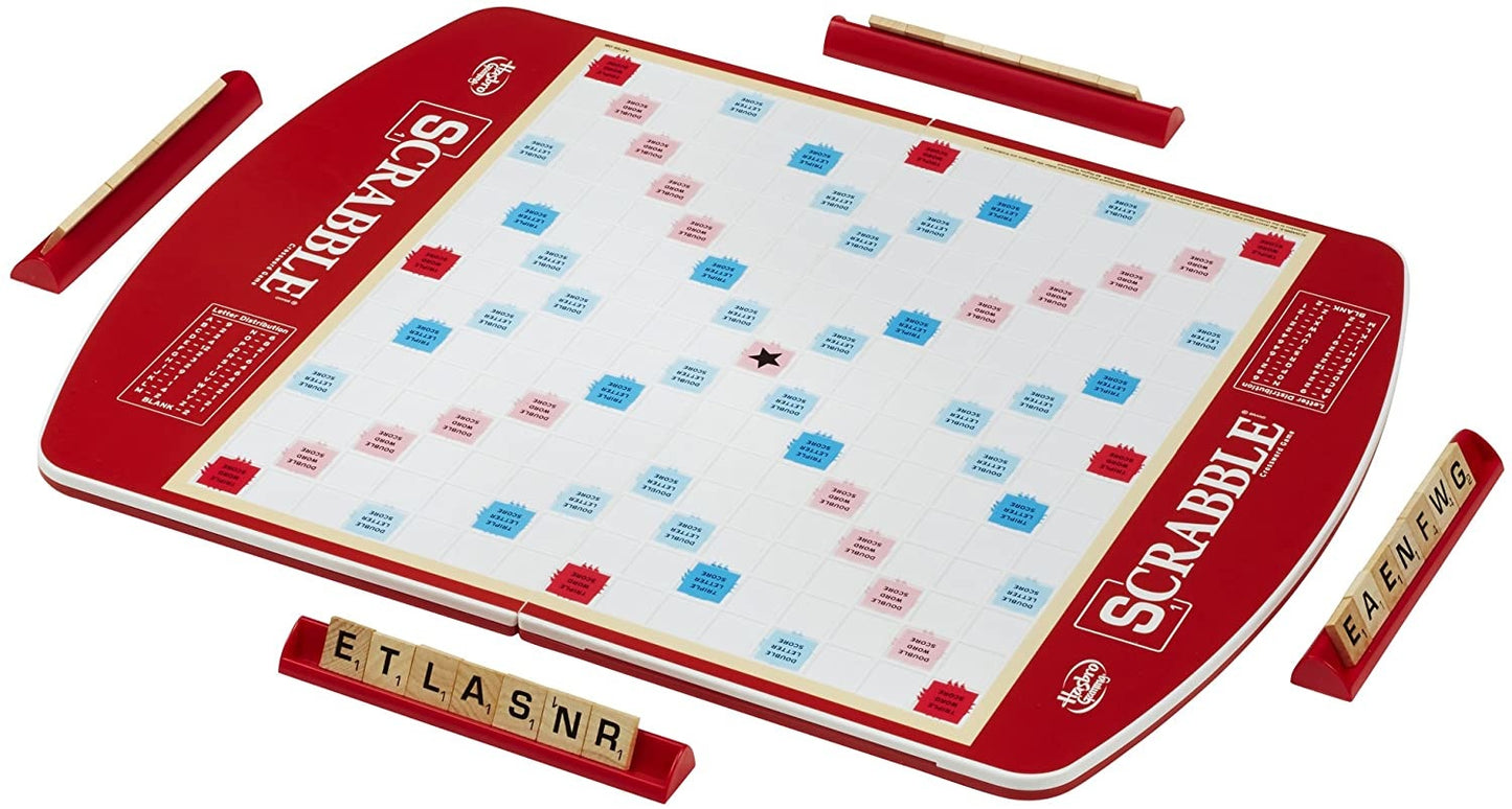 Scrabble Deluxe Edition Crossword Game (UPC: 630509254576)
