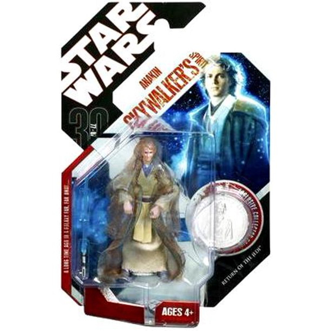 Star Wars 30th Anniversary Collection – Anakin Skywalker (Jedi Spirit) #45 3.75" Action Figure (UPC: 653569256984)
