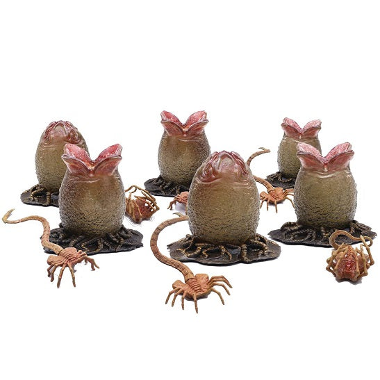 Alien Eggs & Facehugger – 1:18 Scale Action Figure Set Exclusive - 1:18 Scale (UPC: 957534201424)
