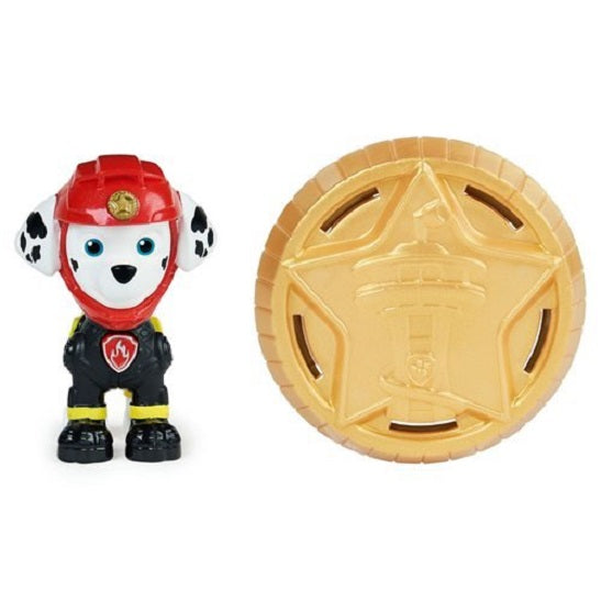 PAW Patrol – Moto Cachorros Figura de acción de Marshall con insignia de sheriff ponible (UPC: 778988321652)