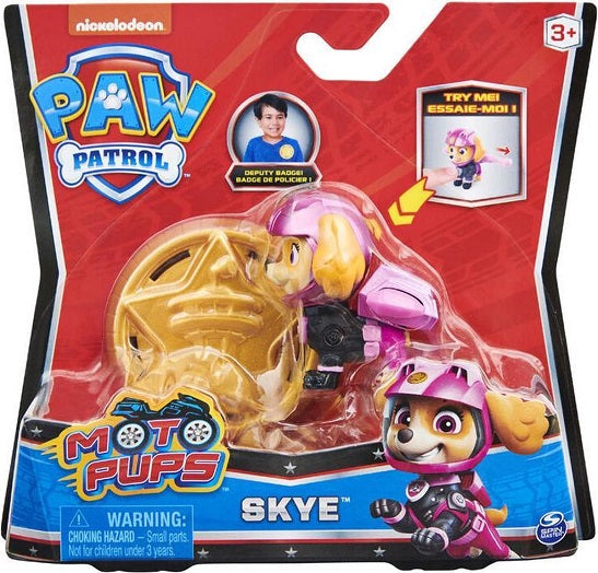 PAW Patrol – Moto Pups Skye Action Figure with Wearable Deputy Badge (UPC: 778988321669)