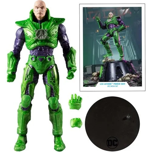 DC Multiverse – Lex Luthor (Green Power Suit, DC New 52) 7-Inch Scale Action Figure (UPC: 787926151763)