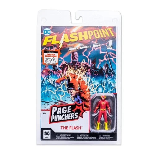 3" Scale Action Figure – The Flash with Flashpoint No. 1 Comic Book (UPC: 787926158410)