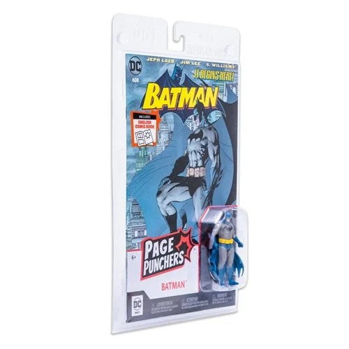 DC Page Punchers – Figura de acción de Batman a escala de 3 pulgadas con cómic de Batman #608 (UPC: 787926158427)
