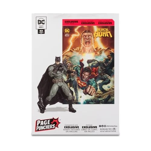 DC Page Punchers – Figura de acción de 7 pulgadas de Black Adam Batman con cómic (UPC: 787926159028)