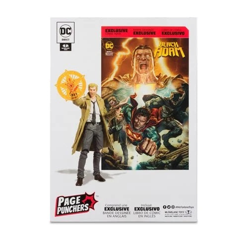 DC Multiverse – John Constantine 7-Inch Action Figure with Black Adam Comic Book (UPC: 787926159042)