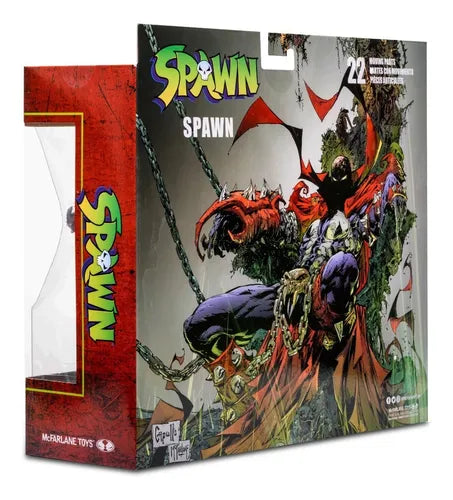 Spawn – Set de Figuras de Acción de Lujo de 7 Pulgadas (Spawn con Trono) – Ola 3 (UPC: 787926901665)