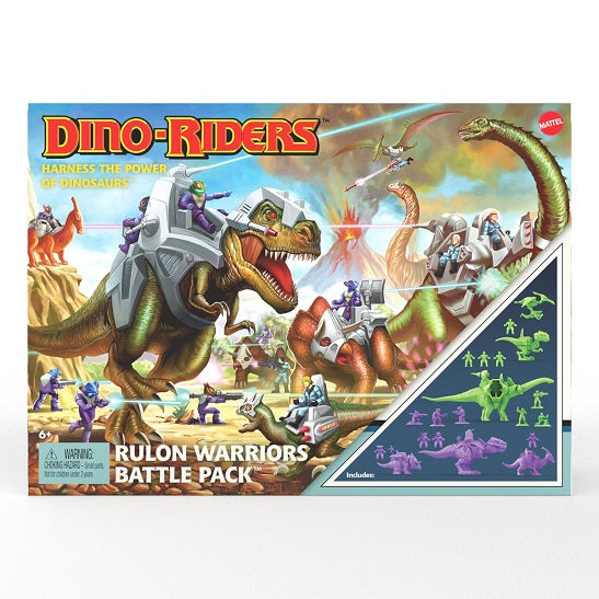 Dino-Riders – Paquete de batalla de los guerreros Rulon (UPC: 887961982954)