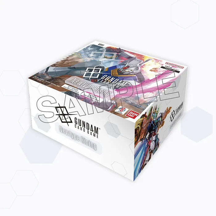 Gundam Card Game Newtype Rising GD01 booster box promotional product image