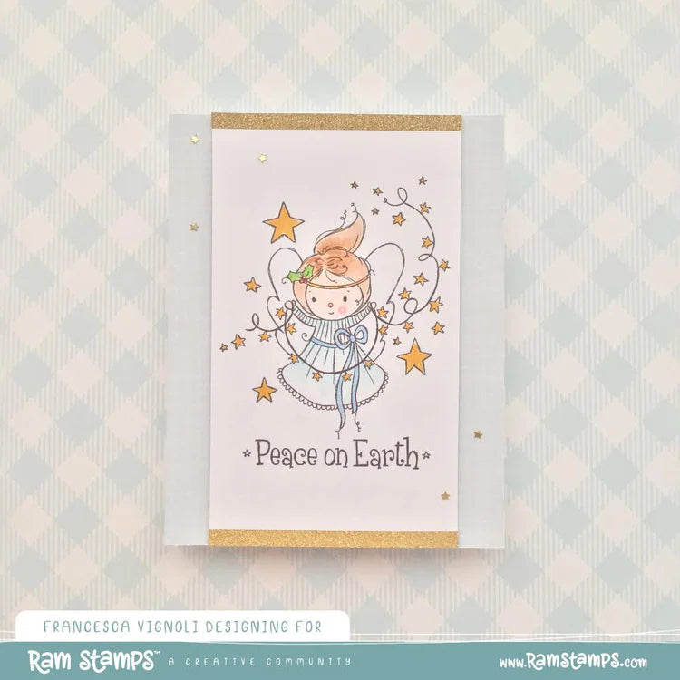 Peace Angel Clear Stamp 32658-2