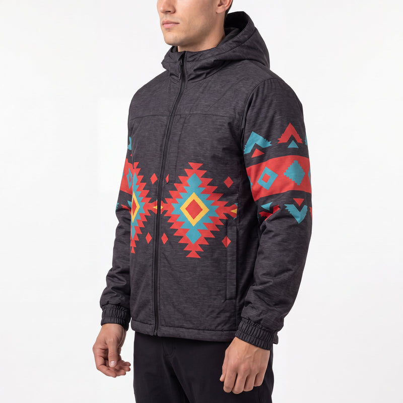 Sunrise Peaks Windbreaker(Black)-4