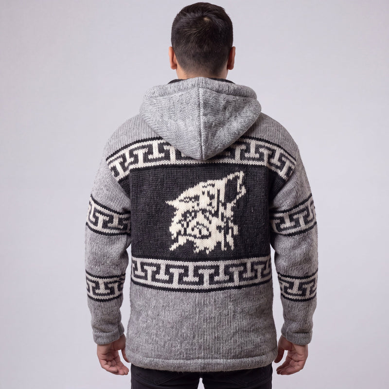 Lunar Wolf Wool Jacket-4