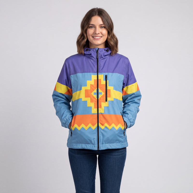 Purple Horizon Windbreaker-1