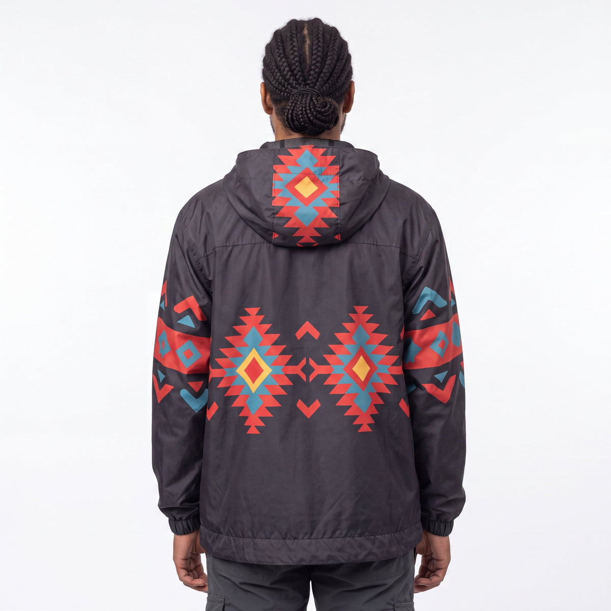 Sunrise Peaks Windbreaker(Black)-2