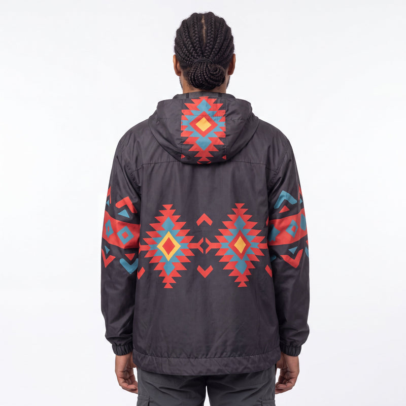 Sunrise Peaks Windbreaker(Black)-2