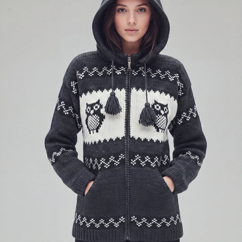Nocturne Owl Wool Jacket-1