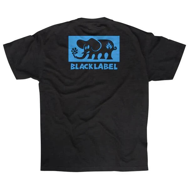 Black Label 'Flower Power' Tee - Black-1