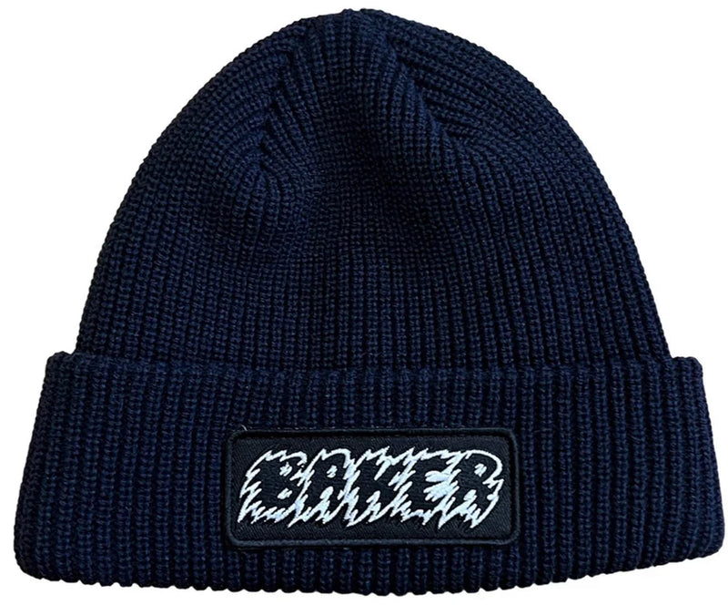 Baker 'Jagged' Beanie - Navy-1