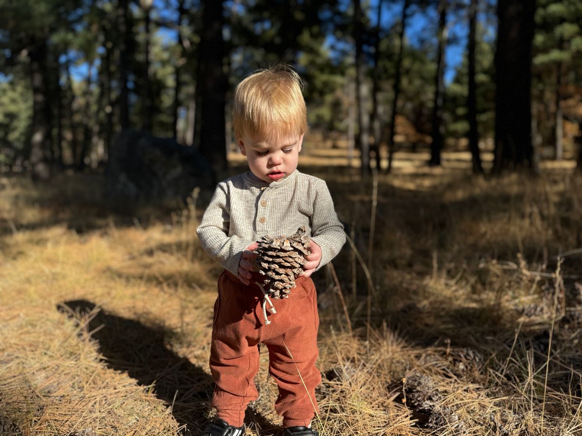 Aynor Henley Onesie | Heathered Biscuit | Me & Henry-2