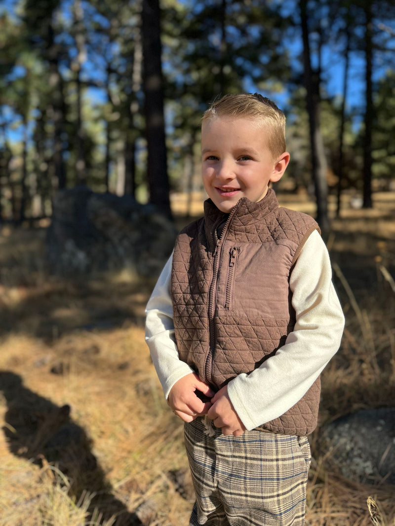 Hunter Vest | Brown | Me & Henry-3