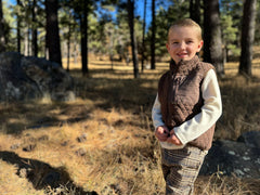 Hunter Vest | Brown | Me & Henry-5