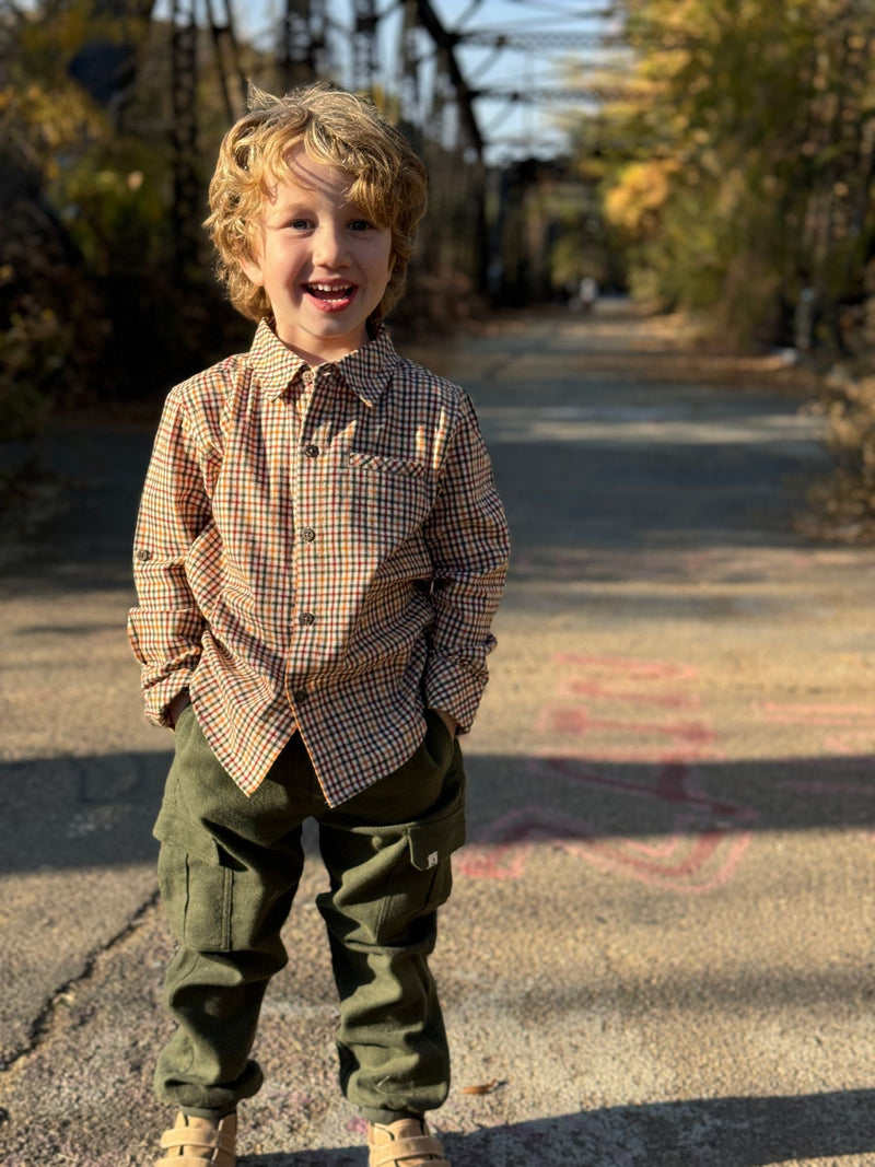 Arnie Cargo Pant | Olive | Me & Henry-2