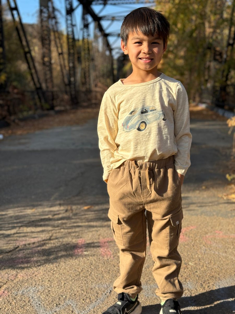 Arnie Cargo Pant | Beige | Me & Henry-2