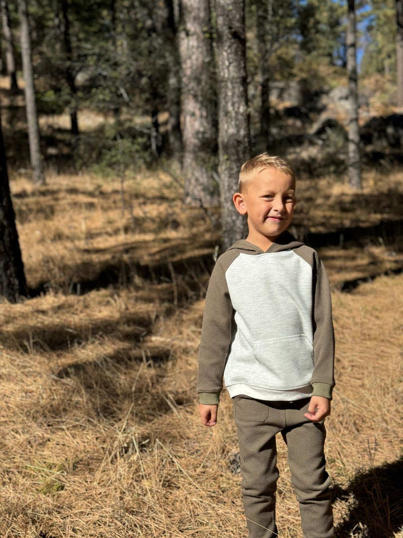 Wes Waffle Pant | Olive | Me & Henry-2