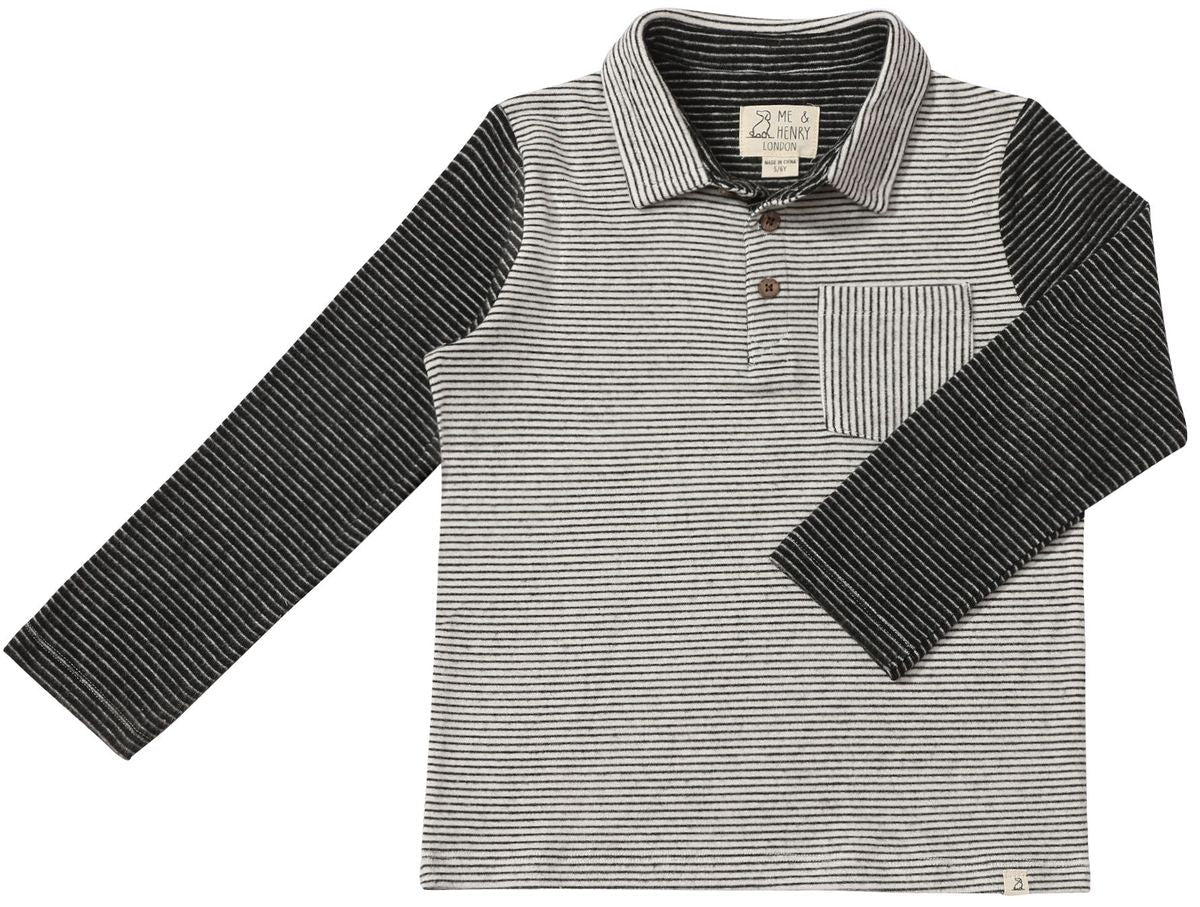 Troy Polo | White & Black | Me & Henry-1