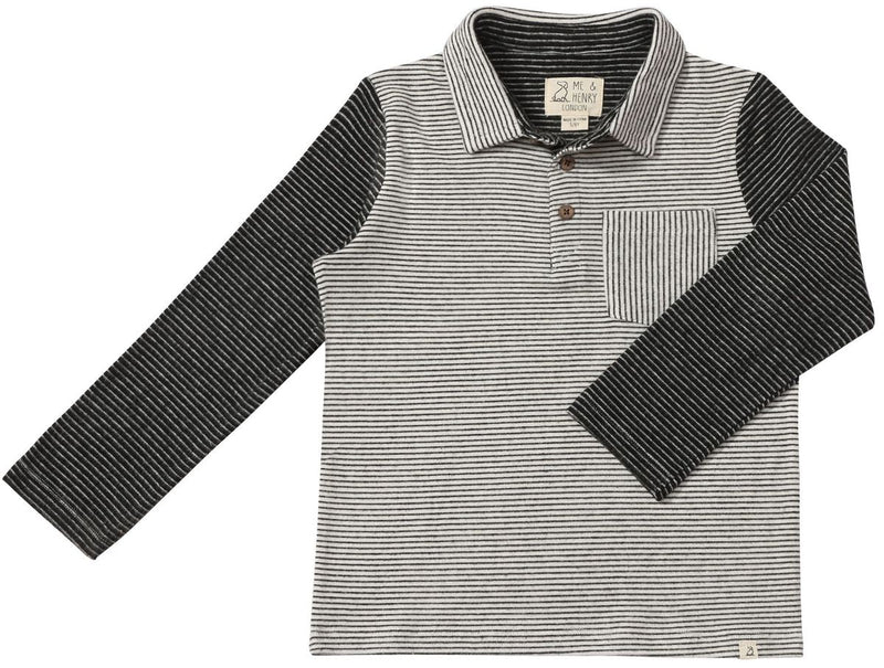 Troy Polo | White & Black | Me & Henry-1