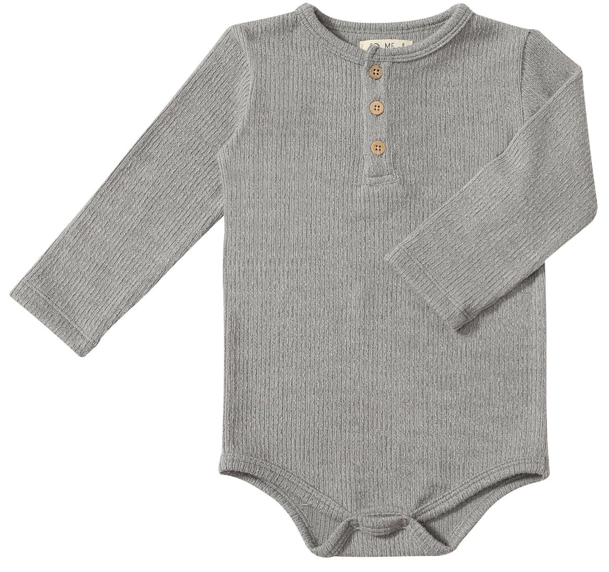 Aynor Henley Onesie | Grey | Me & Henry-1
