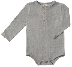 Aynor Henley Onesie | Grey | Me & Henry-1