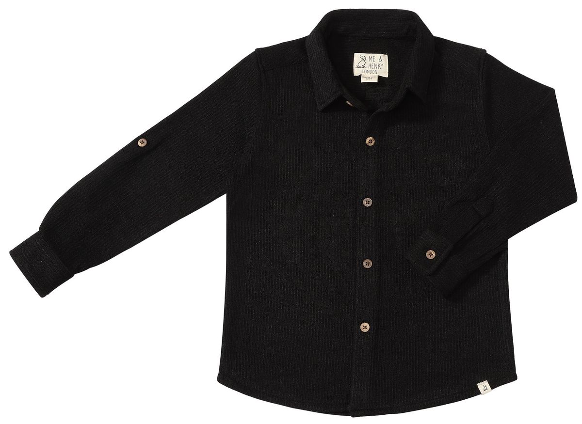 Columbia Jersey Shirt | Black | Me & Henry-1