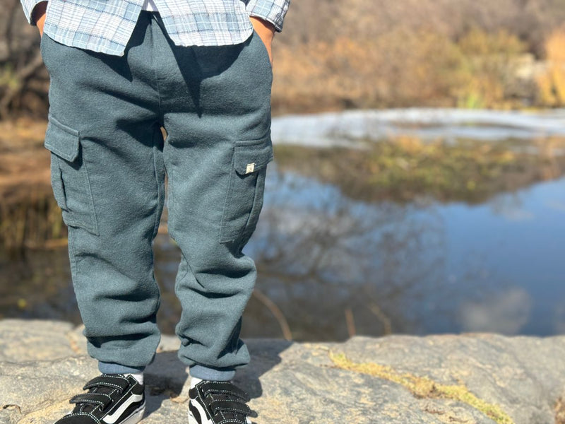 Arnie Cargo Pant | Blue | Me & Henry-3